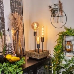 Avestruz Tischleuchte Braun, Schwarz, 3-flammig -Lampe Verkäufe avestruz tischleuchte h3565735 10