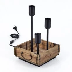 Avestruz Tischleuchte Braun, Schwarz, 3-flammig -Lampe Verkäufe avestruz tischleuchte h3565735 4