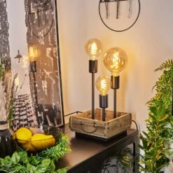 Avestruz Tischleuchte Braun, Schwarz, 3-flammig -Lampe Verkäufe avestruz tischleuchte h3565735 8