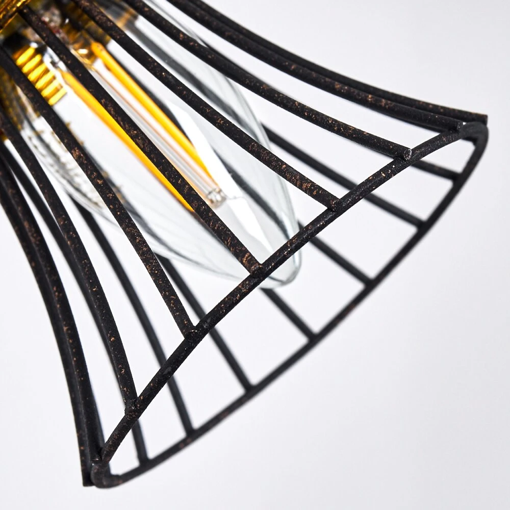 Ayen Wandleuchte Schwarz-Gold, 1-flammig 17 Ayen Wandleuchte Schwarz-Gold, 1-flammig – Bild 15