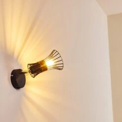 Ayen Wandleuchte Schwarz-Gold, 1-flammig 28 Ayen Wandleuchte Schwarz-Gold, 1-flammig -Lampe Verkäufe ayen wandleuchte h3283592 do1 6