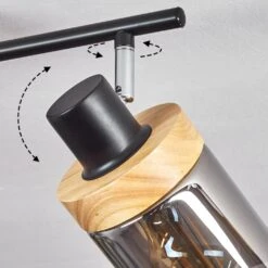 Azinhalinho Deckenleuchte Chrom, Schwarz, 4-flammig -Lampe Verkäufe azinhalinho deckenleuchte h3632796 5