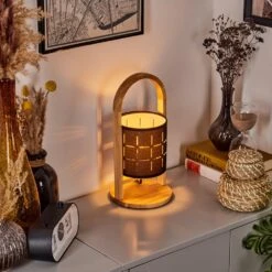 Aztec Tischleuchte Naturfarben, 1-flammig -Lampe Verkäufe aztec tischleuchte h3697160 8