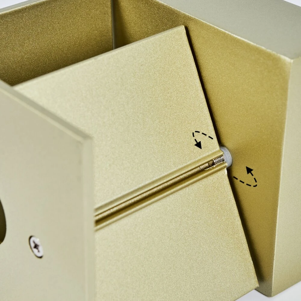 Badajoz Wandleuchte LED Gold, Messing, 1-flammig 5 Badajoz Wandleuchte LED Gold, Messing, 1-flammig – Bild 3