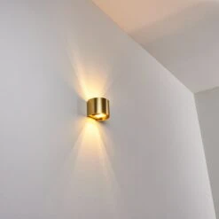 Badajoz Wandleuchte LED Gold, Messing, 1-flammig 26 Badajoz Wandleuchte LED Gold, Messing, 1-flammig -Lampe Verkäufe badajoz wandleuchte h3403570 8