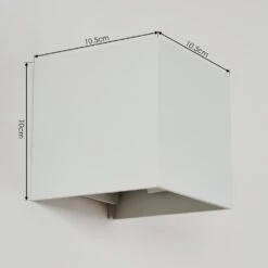 Badajoz Wandleuchte Weiß, 1-flammig 18 Badajoz Wandleuchte Weiß, 1-flammig -Lampe Verkäufe badajoz wandleuchte h3460658 3