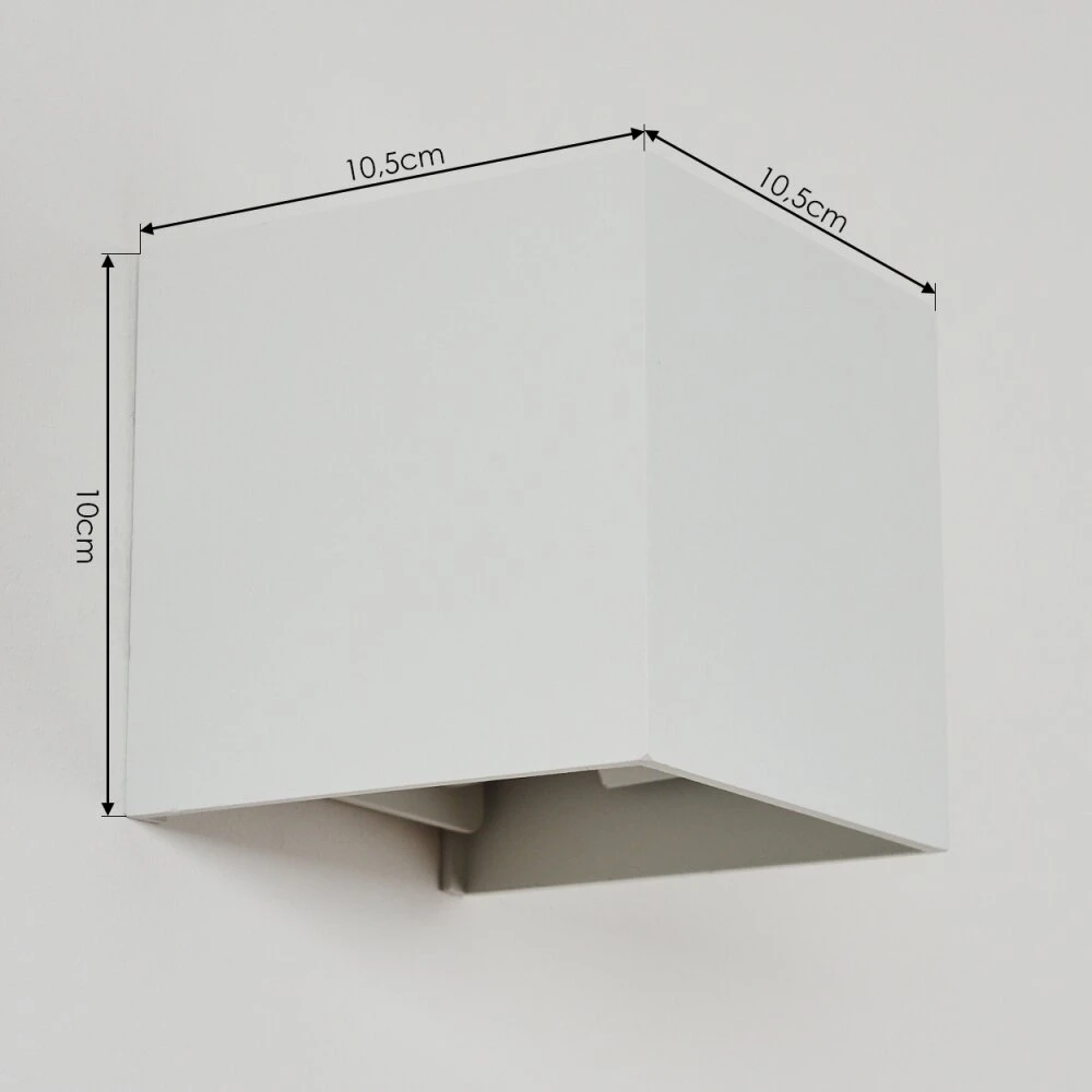 Badajoz Wandleuchte Weiß, 1-flammig 6 Badajoz Wandleuchte Weiß, 1-flammig – Bild 4