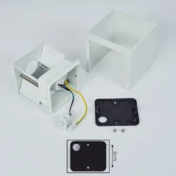 Badajoz Wandleuchte Weiß, 1-flammig 19 Badajoz Wandleuchte Weiß, 1-flammig -Lampe Verkäufe badajoz wandleuchte h3460658 4