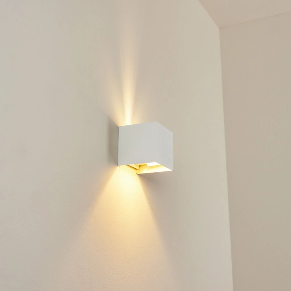 Badajoz Wandleuchte Weiß, 1-flammig 11 Badajoz Wandleuchte Weiß, 1-flammig – Bild 9