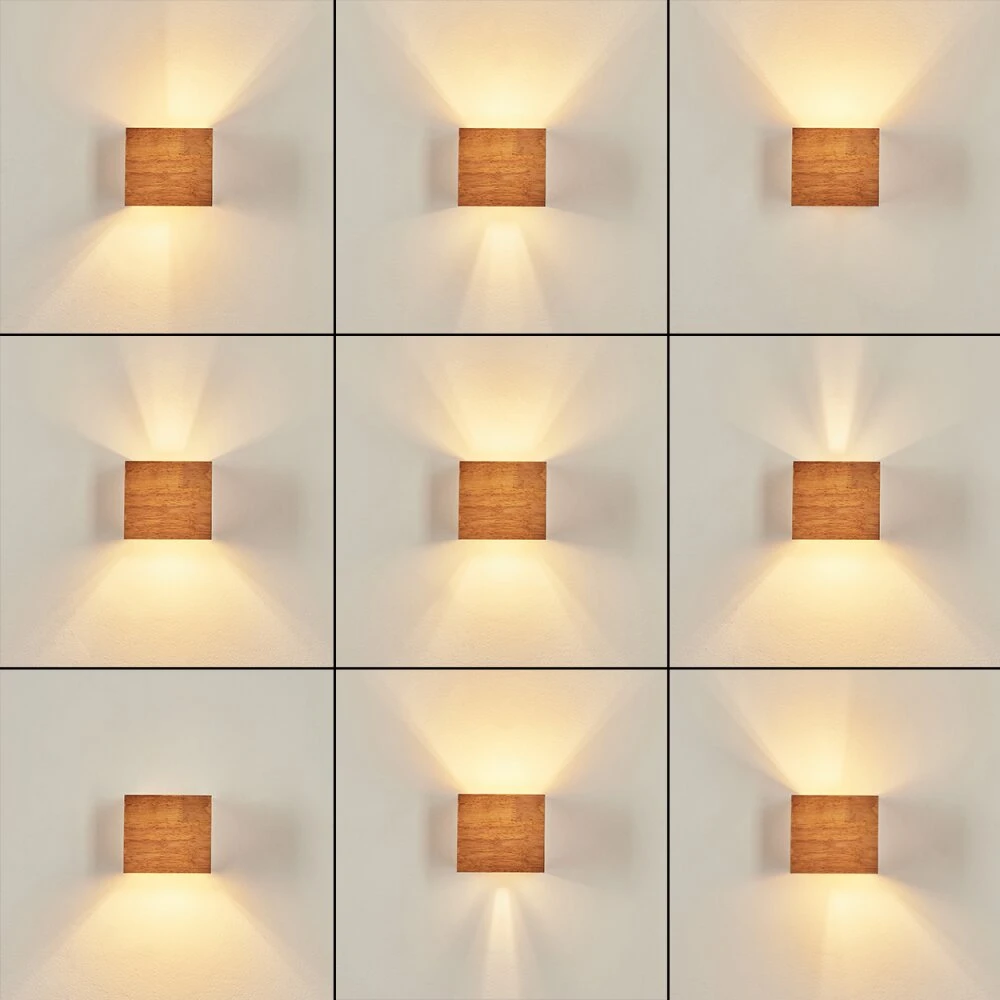 Badajoz Wandleuchte Naturfarben, Weiß, 1-flammig 4 Badajoz Wandleuchte Naturfarben, Weiß, 1-flammig – Bild 2