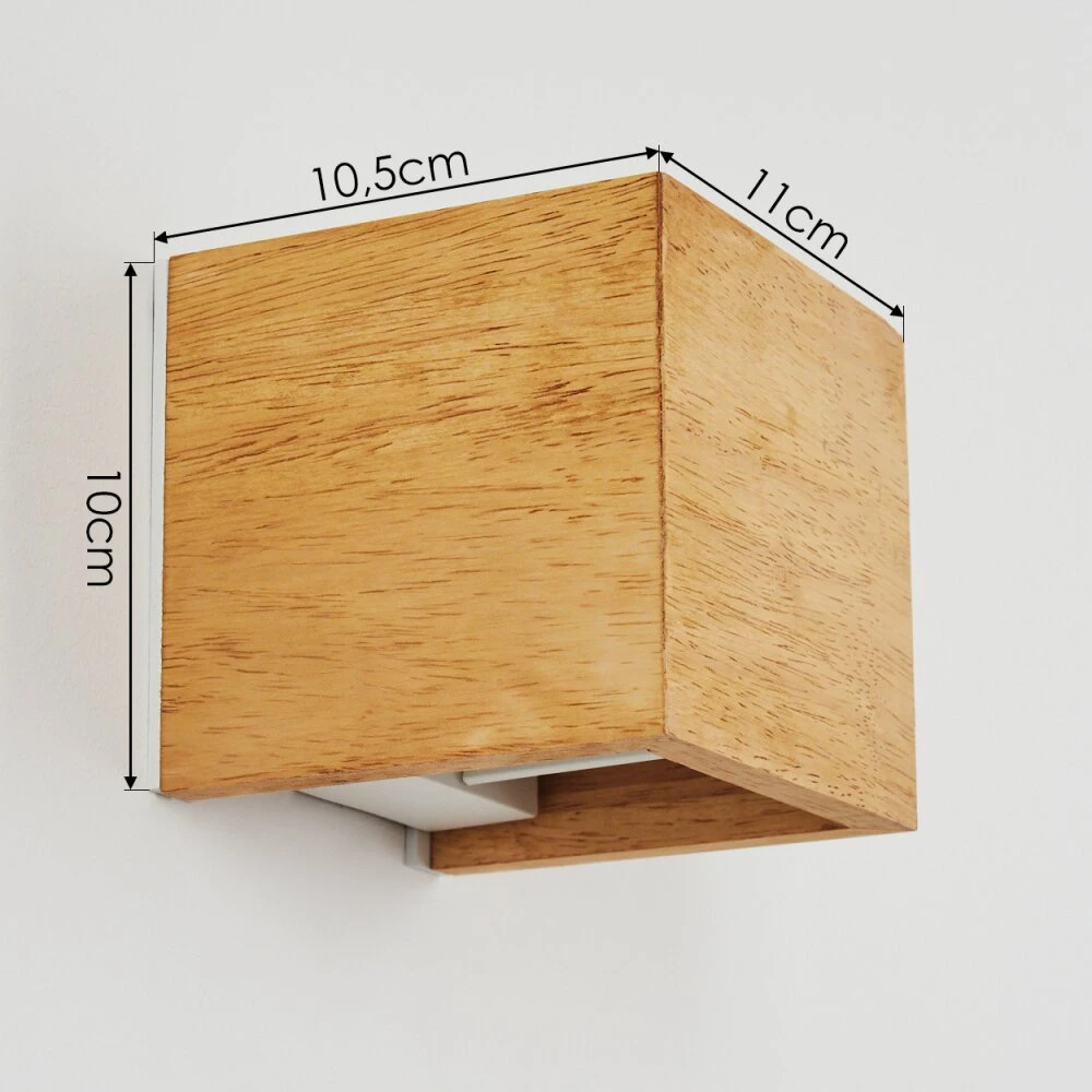 Badajoz Wandleuchte Naturfarben, Weiß, 1-flammig 6 Badajoz Wandleuchte Naturfarben, Weiß, 1-flammig – Bild 4