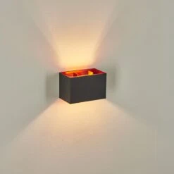 Badajoz Wandleuchte Kupferfarben, Schwarz, 1-flammig -Lampe Verkäufe badajoz wandleuchte h3640210 6