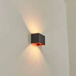 Badajoz Wandleuchte Kupferfarben, Schwarz, 1-flammig -Lampe Verkäufe badajoz wandleuchte h3640210 8