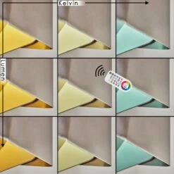 Bafueiras Außenwandleuchte LED Nickel-Matt, Weiß, 1-flammig, Fernbedienung, Farbwechsler -Lampe Verkäufe bafueiras aussenwandleuchte h3657904 2