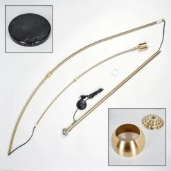 Baloca Stehleuchte 27 Cm Gold, Schwarz, 1-flammig -Lampe Verkäufe baloca stehleuchte 27 cm h3877500 4