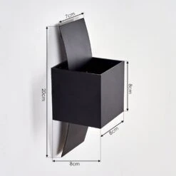 Baltimore Wandleuchte Schwarz, 1-flammig -Lampe Verkäufe baltimore wandleuchte h3017432 do1 4