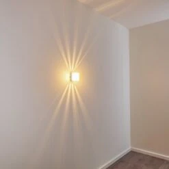 Bamako Wandlampe Nickel-Matt, 1-flammig -Lampe Verkäufe bamako wandlampe h391 12