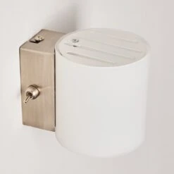 Bamako Wandlampe Nickel-Matt, 1-flammig -Lampe Verkäufe bamako wandlampe h391 13