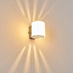 Bamako Wandlampe Nickel-Matt, 1-flammig -Lampe Verkäufe bamako wandlampe h391 15