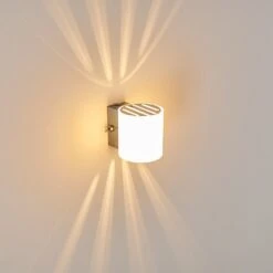 Bamako Wandlampe Nickel-Matt, 1-flammig -Lampe Verkäufe bamako wandlampe h391 17