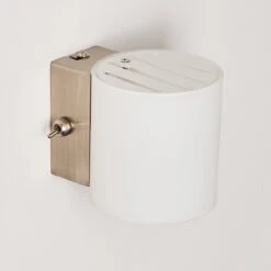 Bamako Wandlampe Nickel-Matt, 1-flammig -Lampe Verkäufe bamako wandlampe h391 4