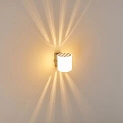 Bamako Wandlampe Nickel-Matt, 1-flammig -Lampe Verkäufe bamako wandlampe h391 7