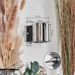 Bamako Wandleuchte LED Schwarz, 1-flammig -Lampe Verkäufe bamako wandleuchte h3813287 3