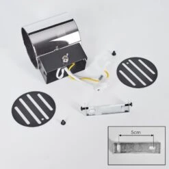 Bamako Wandleuchte LED Schwarz, 1-flammig -Lampe Verkäufe bamako wandleuchte h3813287 4