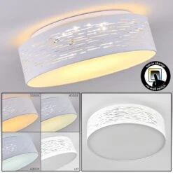 Bandol Deckenleuchte LED Weiß, 1-flammig