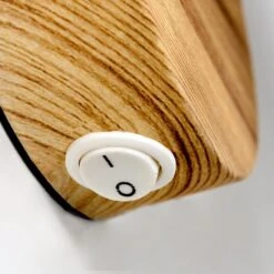 Banjul Wandleuchte Holz Hell, Weiß, 1-flammig -Lampe Verkäufe banjul wandleuchte h3320778 16