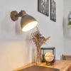 Banjul Wandleuchte Grau, Holz Dunkel, 1-flammig -Lampe Verkäufe banjul wandleuchte h3371695 do1 0
