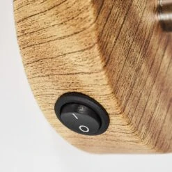 Banjul Wandleuchte Grau, Holz Dunkel, 1-flammig -Lampe Verkäufe banjul wandleuchte h3371695 do1 5