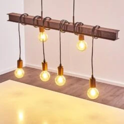 Barbengo Pendelleuchte Braun, Rostfarben, 4-flammig -Lampe Verkäufe barbengo pendelleuchte h3283011 do1 12