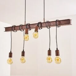 Barbengo Pendelleuchte Braun, Rostfarben, 4-flammig -Lampe Verkäufe barbengo pendelleuchte h3283011 do1 15