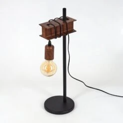 Barbengo Tischleuchte Rostfarben, Schwarz, 1-flammig -Lampe Verkäufe barbengo tischleuchte h3454688 7