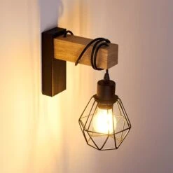 Barbengo Wandleuchte Braun, Schwarz, 1-flammig -Lampe Verkäufe barbengo wandleuchte h3356333 11