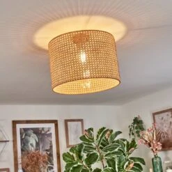 Barcos Deckenleuchte 40 Cm Braun, Naturfarben, 1-flammig -Lampe Verkäufe barcos deckenleuchte 40 cm h3948804 10