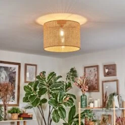 Barcos Deckenleuchte 40 Cm Braun, Naturfarben, 1-flammig -Lampe Verkäufe barcos deckenleuchte 40 cm h3948804 6