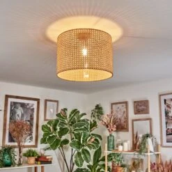 Barcos Deckenleuchte 40 Cm Braun, Naturfarben, 1-flammig -Lampe Verkäufe barcos deckenleuchte 40 cm h3948804 8