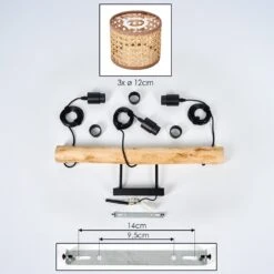 Barcos Hängeleuchte Naturfarben, Schwarz, 3-flammig 20 Barcos Hängeleuchte Naturfarben, Schwarz, 3-flammig -Lampe Verkäufe barcos haengeleuchte h9041672 4