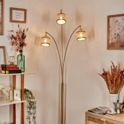 Barcos Stehleuchte Messing, Schwarz, 3-flammig -Lampe Verkäufe barcos stehleuchte h3887370 10