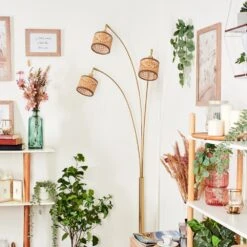 Barcos Stehleuchte Messing, Schwarz, 3-flammig -Lampe Verkäufe barcos stehleuchte h3887370 11