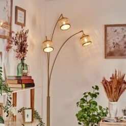 Barcos Stehleuchte Messing, Schwarz, 3-flammig -Lampe Verkäufe barcos stehleuchte h3887370 8