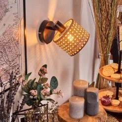 Barcos Wandleuchte Schwarz, 1-flammig -Lampe Verkäufe barcos wandleuchte h3783986 10