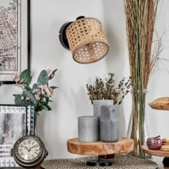 Barcos Wandleuchte Schwarz, 1-flammig -Lampe Verkäufe barcos wandleuchte h3783986 11