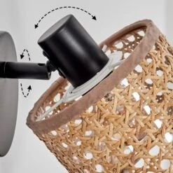 Barcos Wandleuchte Schwarz, 1-flammig -Lampe Verkäufe barcos wandleuchte h3783986 5