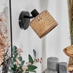 Barcos Wandleuchte Schwarz, 1-flammig -Lampe Verkäufe barcos wandleuchte h3783986 9