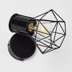 Bardhaman Wandleuchte Schwarz, 1-flammig -Lampe Verkäufe bardhaman wandleuchte h3324509 16