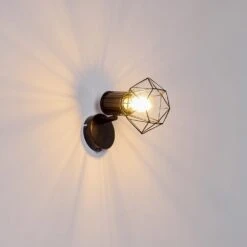 Bardhaman Wandleuchte Schwarz, 1-flammig -Lampe Verkäufe bardhaman wandleuchte h3324509 7