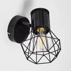 Bardhaman Wandleuchte Schwarz, 1-flammig -Lampe Verkäufe bardhaman wandleuchte h3324509 8